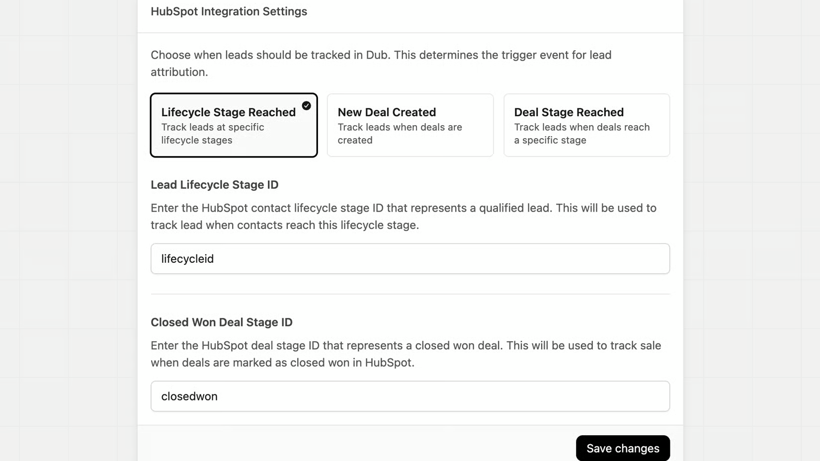 lifecycle stage reached