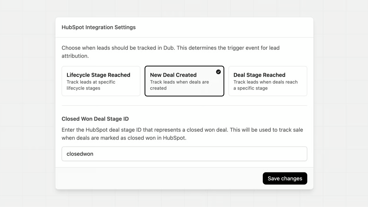 hubspot new deal